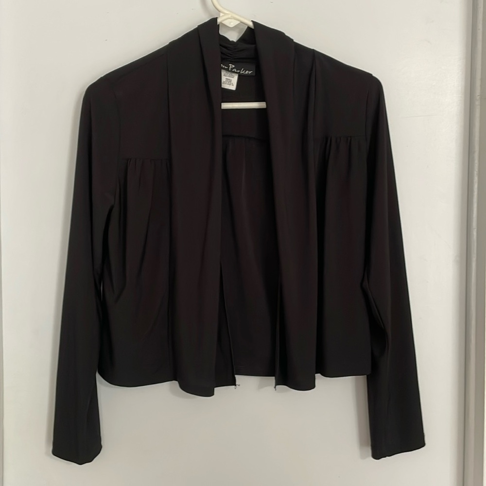 Cropped Jacket - Black Sz S